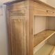 Console or solid oak entrance furniture