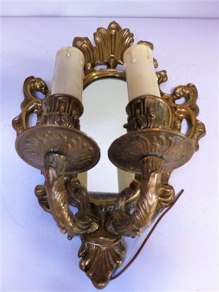 Applique miroir en bronze