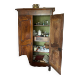 18th century solid walnut wardrobe