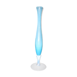 Soliflor opaline vase blue Italy