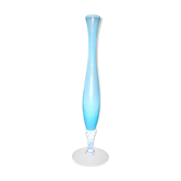 Vase soliflor opaline bleu Italie