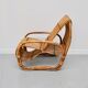 Rattan armchair, Italy, 1950s