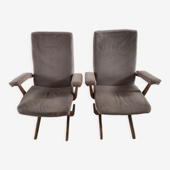 Pair of multicomfort armchairs