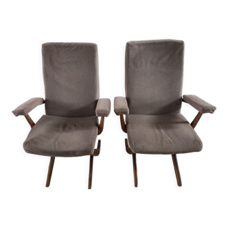 Pair of multicomfort armchairs
