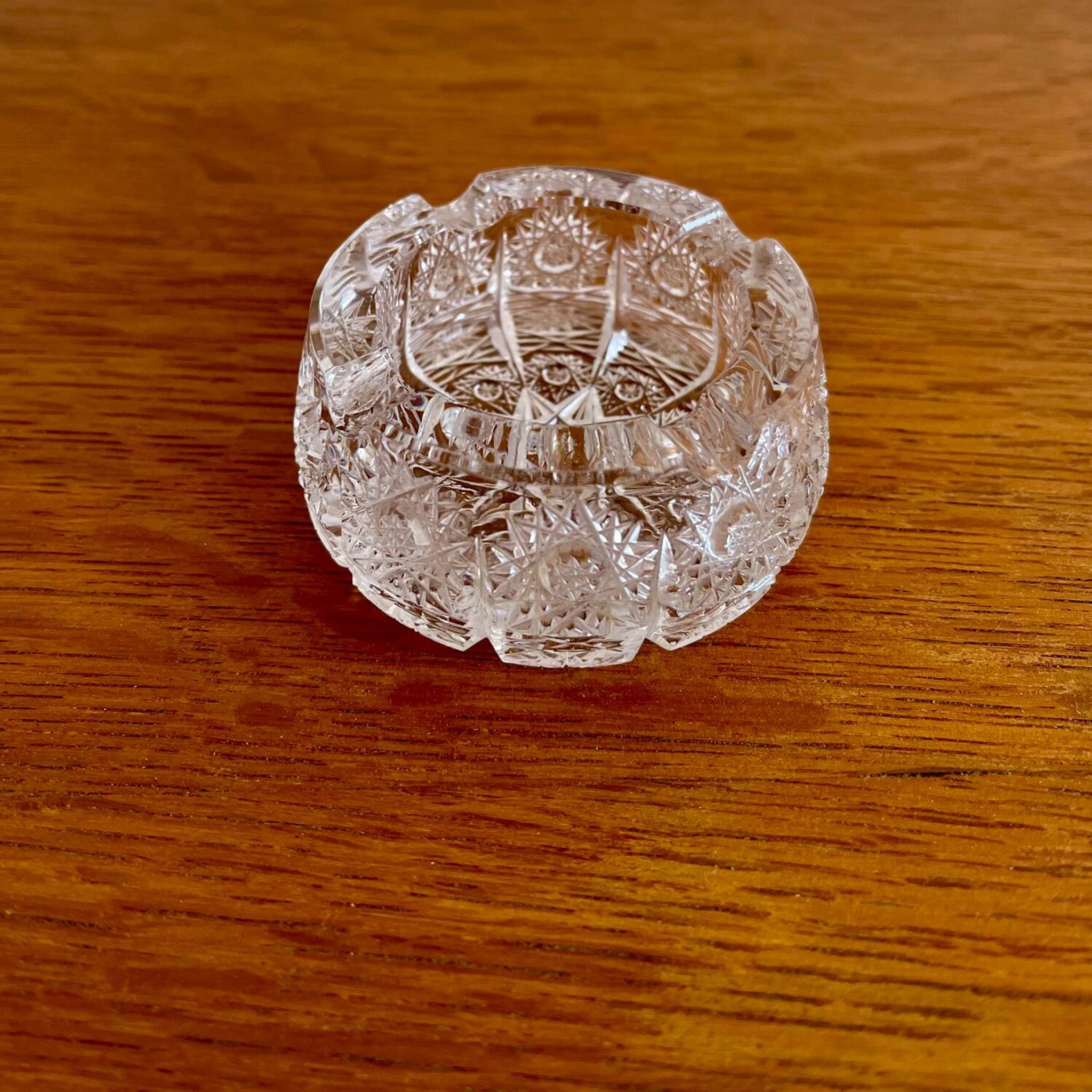 Cendrier en cristal de bohème