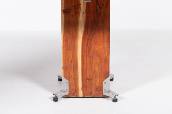 Tables spectaculaires en bois d'olivier, Italie années 1990