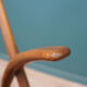 Chaise danoise en hêtre par  Illum Wikkelsø pour Niels Eilersen, années 1960