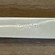 Set of 12 silver-plated metal knives Argental 17 cm