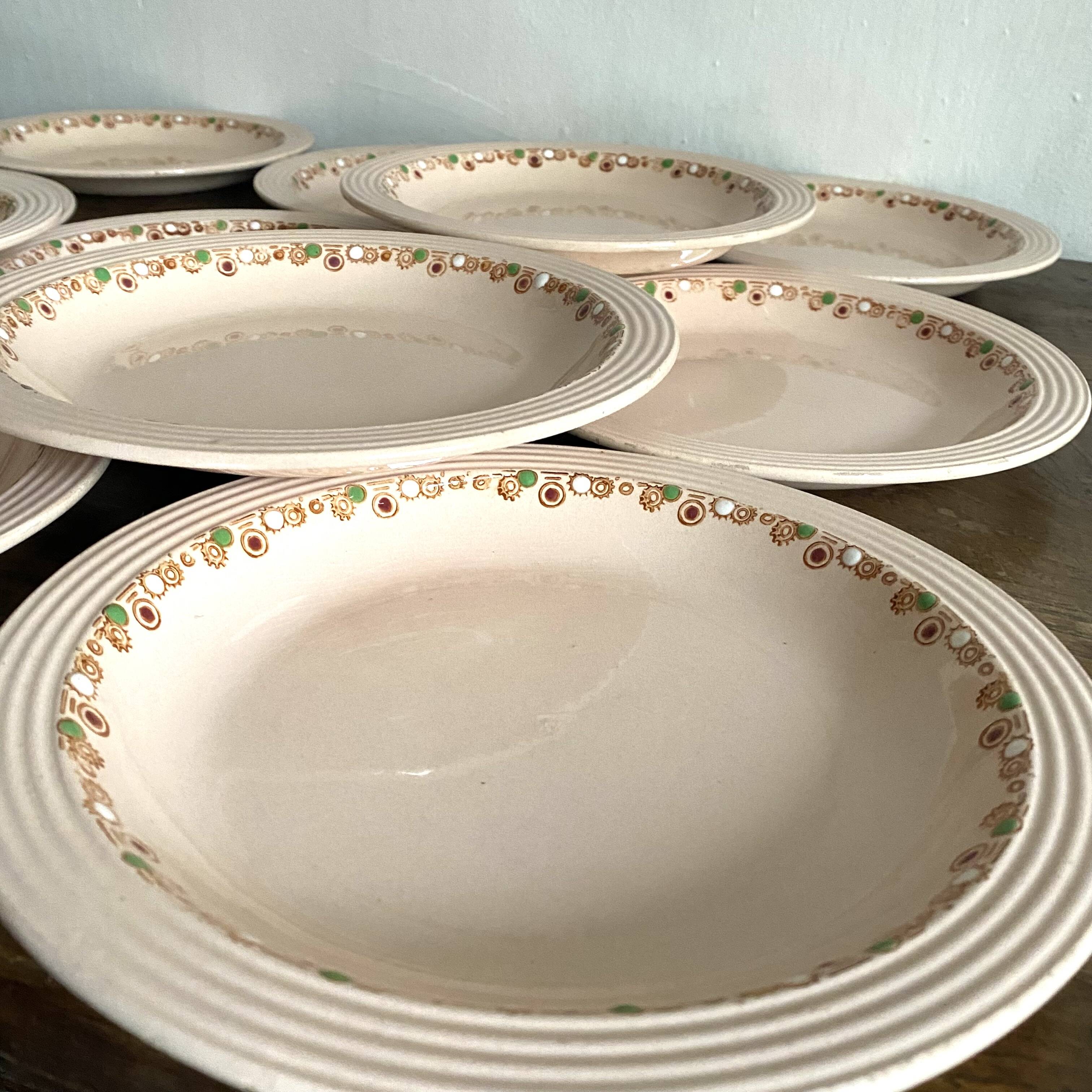 Longwy Betty model soup plates