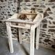 Small vintage patinated piece of furniture