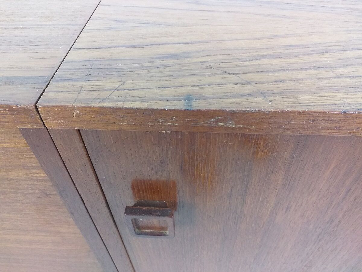 Modernist 60s vintage Scandinavian teak sideboard