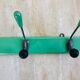Vintage wall coat holder with 4 patères circa 50/60