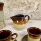 10-piece stoneware tea/coffee set