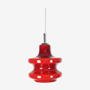 Suspension opaline rouge par Peill - Putzler Allemagne