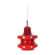 Original German Red Opal Glass Hanging Light, Made by Peill & Putzler, Germany