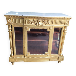 Meuble d'appui vitrine - louis xvi