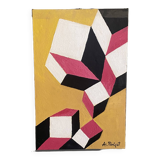 Tableau géométrique Albert Poizat
