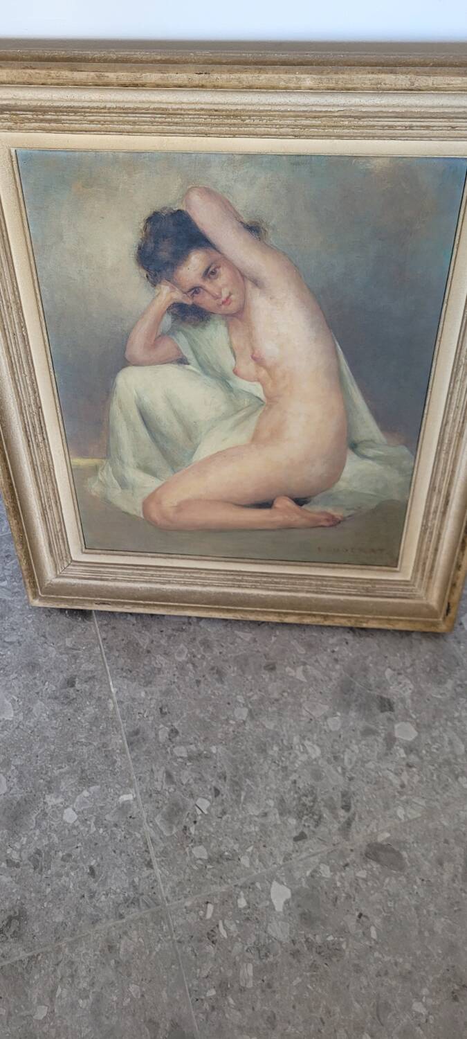 Tableau "Nu féminin" signé Fougerat