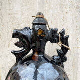 Antique Iridescent Wine Decanter