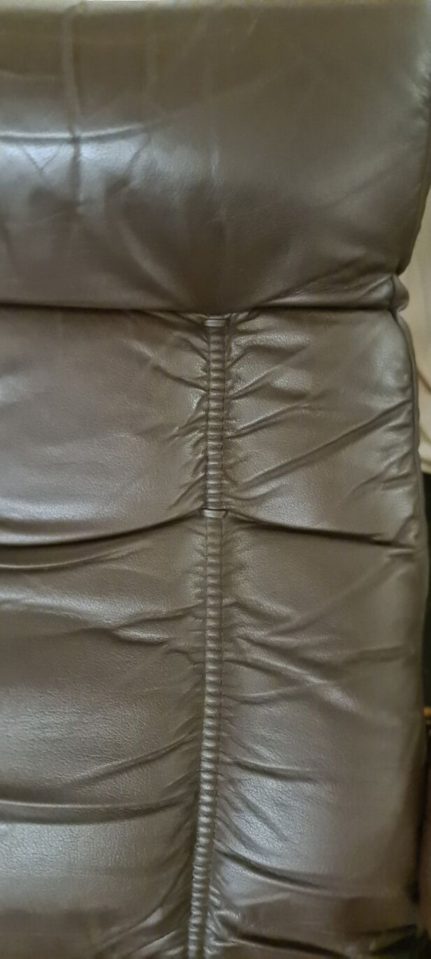 Vintage leather stressless reclining chair