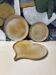 Set of 3 stoneware dishes from the marsh.