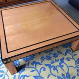 Table basse bois laqué