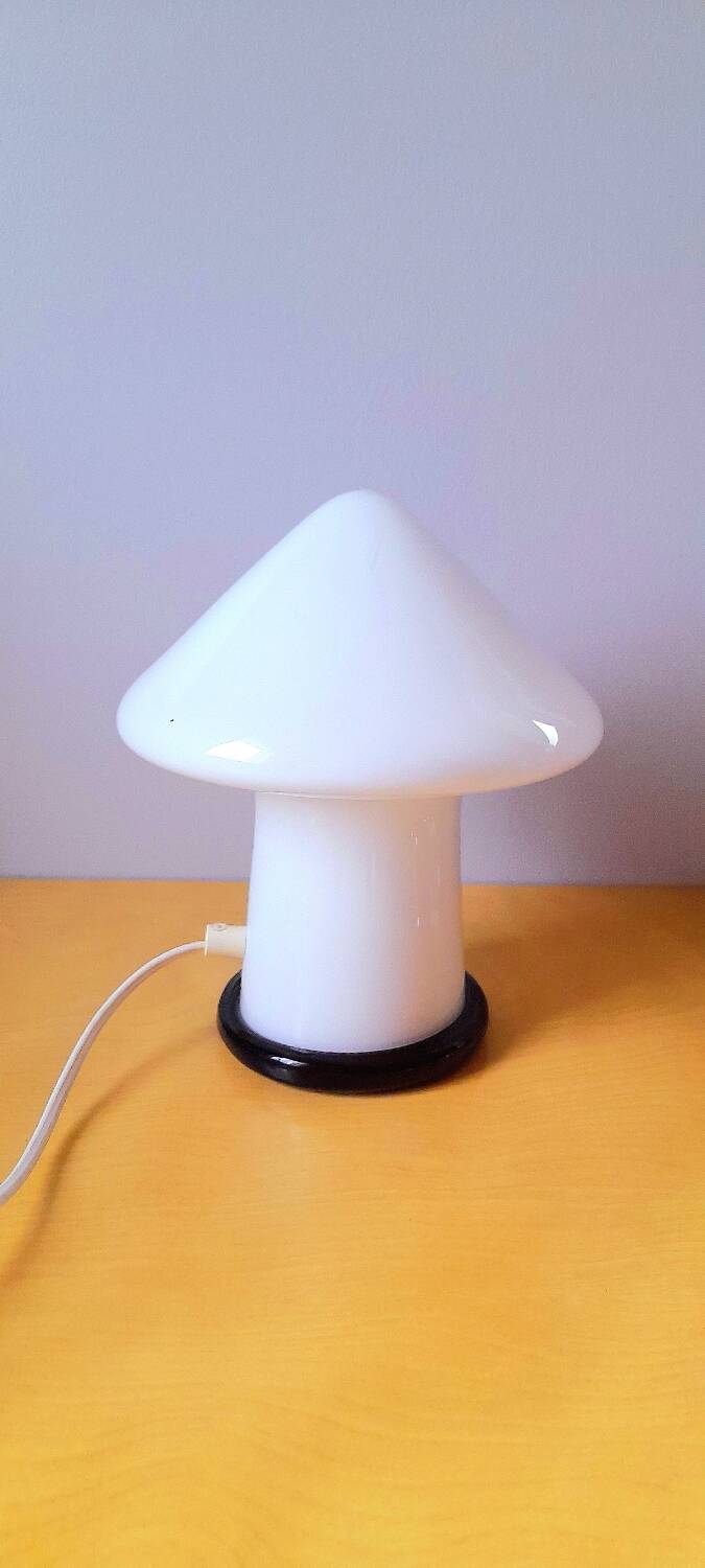 Murano glass mushroom lamp 1980.