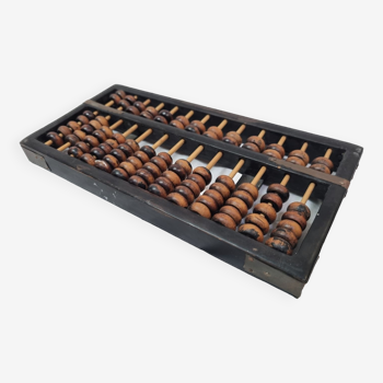 Chinese vintage wooden abacus