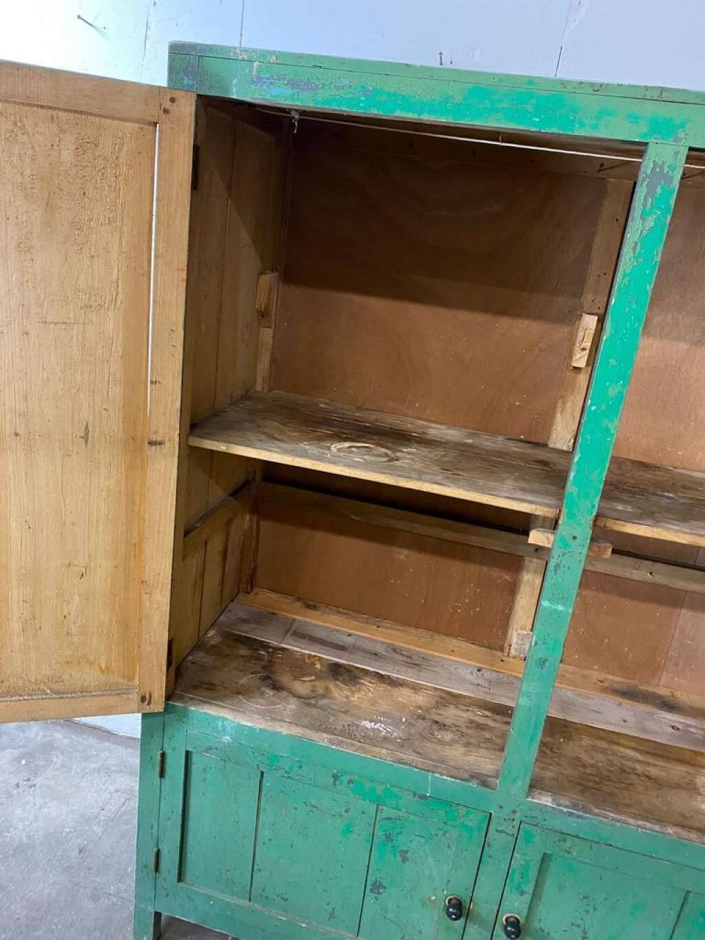 Armoire / placard / armoire brocante vintage vert menthe