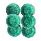 Set of 6 gien splash plates