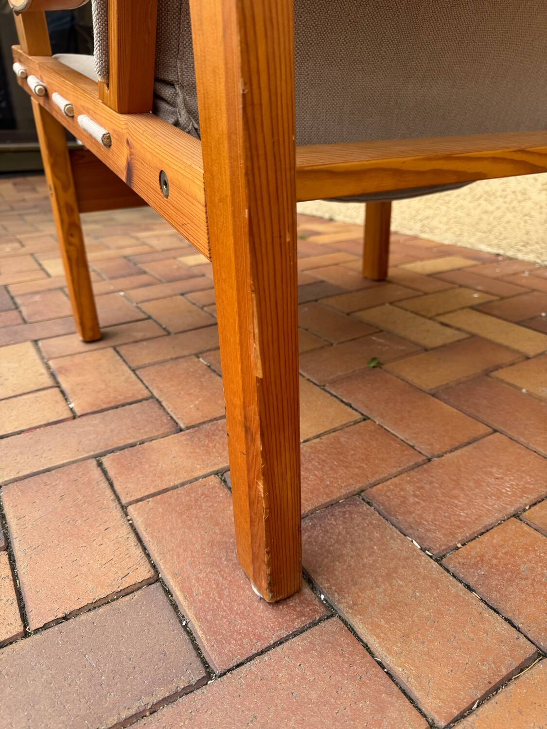 Chaise safari vintage "Hunter" par Torbjørn Afdal, 1960, Norvège