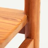 Minimalist japandi pine wooden chairs, 4