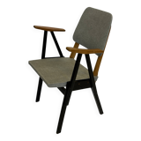 Vintage Palais De Tokyo armchair by Zwager Ermeloo, 1950's design