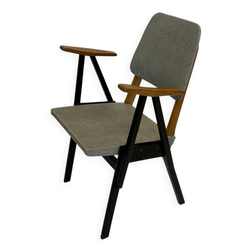 Vintage Palais De Tokyo armchair by Zwager Ermeloo, 1950's design