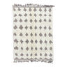 tapis blanc contemporain beni ourain neuf 200x310 cm