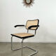 Old armchair Cesca B64 design Marcel Breuer 1970 Made in Italy