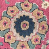 Tapis ancien français janus motif agra  196x296 cm