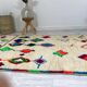Handmade Moroccan Berber carpet 250 x 148 CM