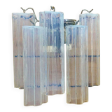 Opalino “tronchi” murano glass wall sconce