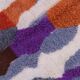Tapis berbère marocain multicolore moderne