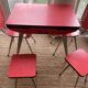 Set formica Roger Breton table chairs stools