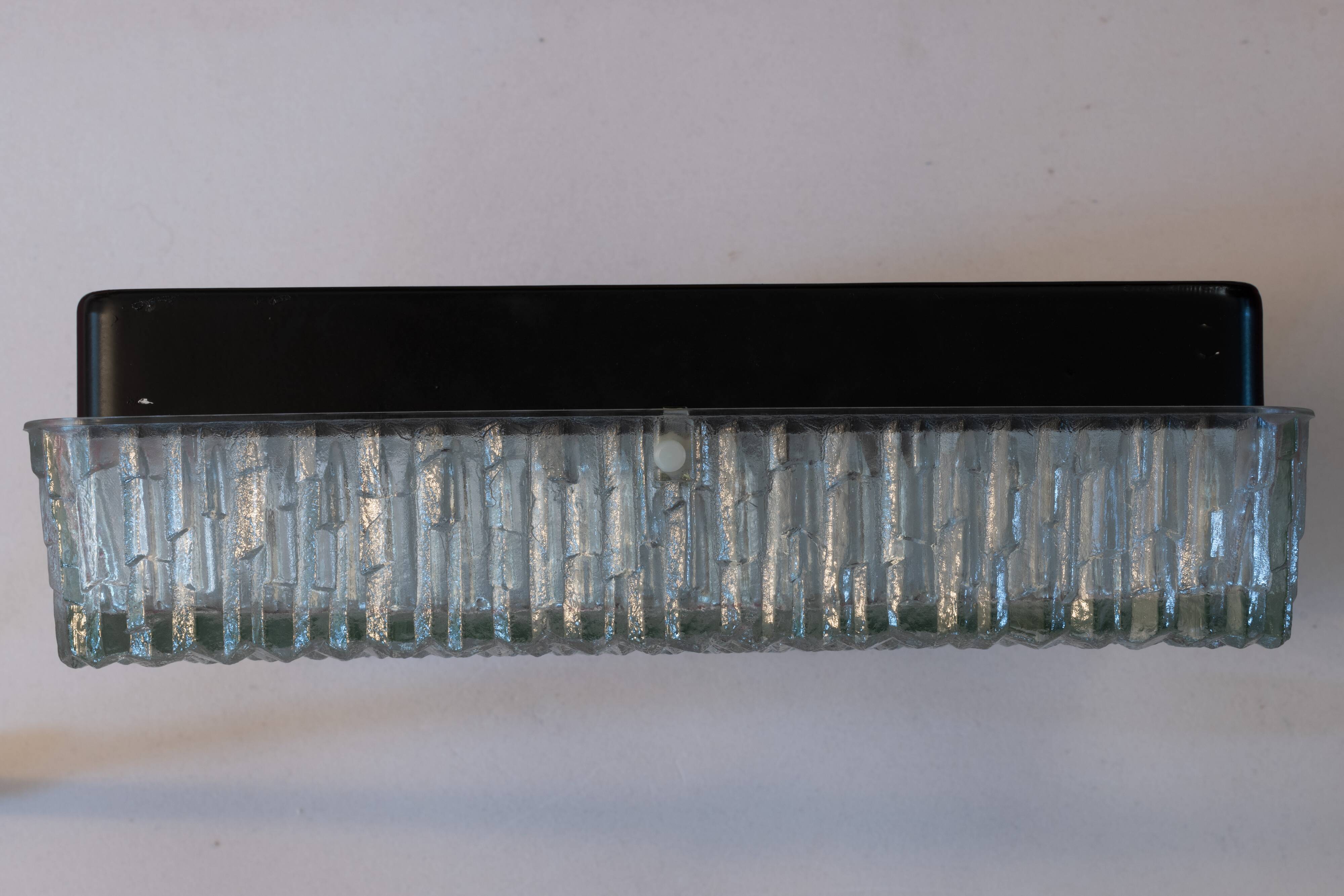 Large square ceiling light Holophane DC 3x75 W