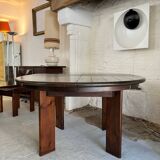 Silvio Coppola Table and 4 Chairs Set 1970