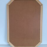 Vintage blue octagon mirror