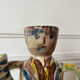 Anthropomorphic ceramic vase