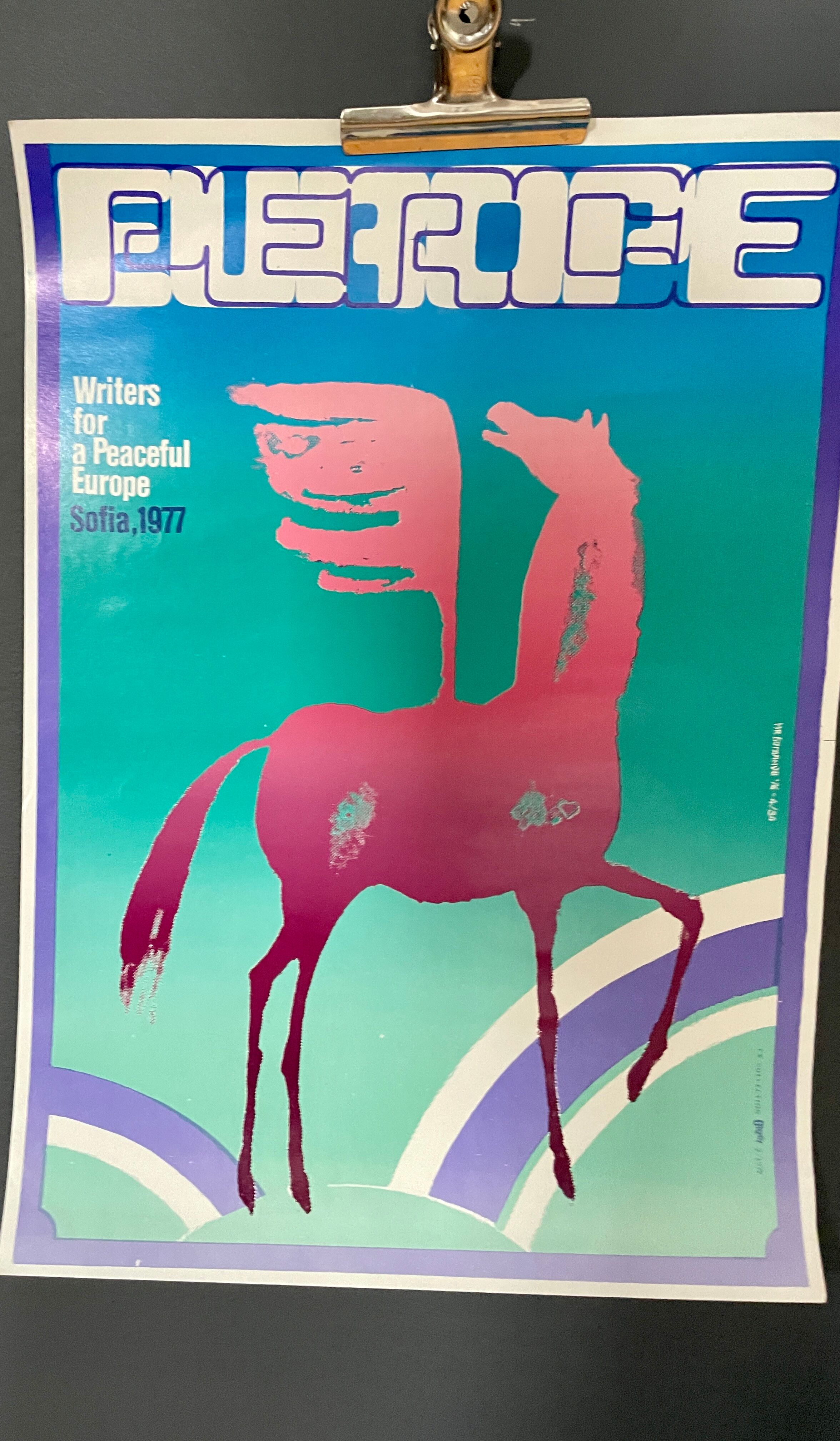 Original 1970' Advertising Poster Vintage East Europe