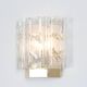 Pair of Brass and Murano Glass Wall Sconces by Doria, Germany, 1960s