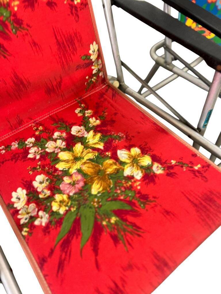Chaise de camping pliante vintage kettler / chaise de plage