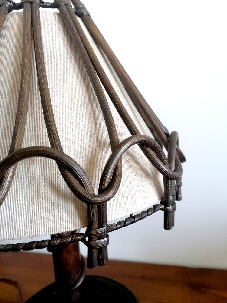 Rattan lamp, 1960