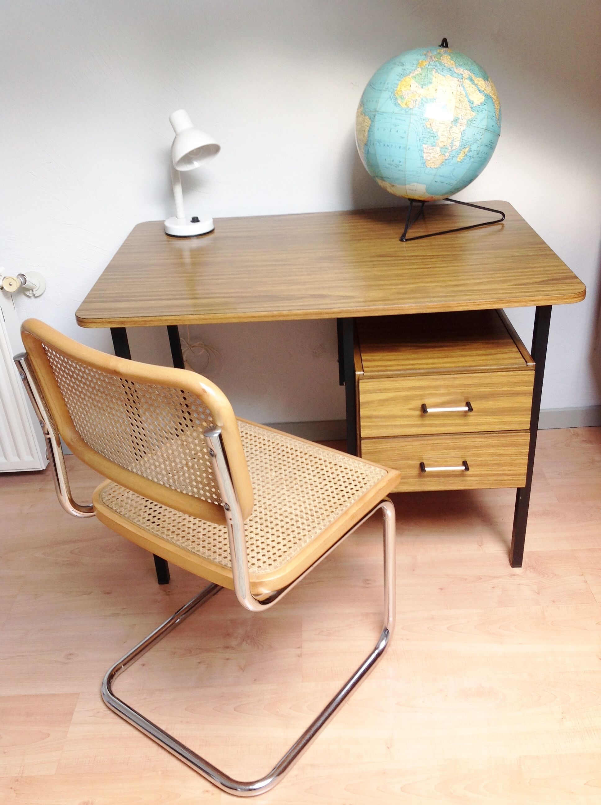 Scandinavian style desk / vintage 60s-70s